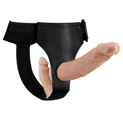 DEBRA - WEARABLE HARNESS STRAP ON DOUBLE ENDED REALISTIC DILDO
