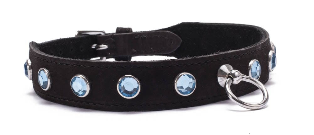 OUTLET - CRYSTAL COLLAR LIGHT BLUE