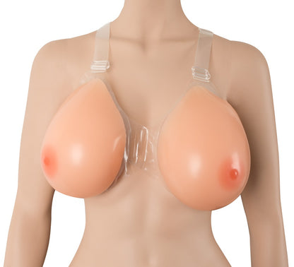 COTTELLI ACCESSOIRES - SILICONE BREASTS WITH STRAPS
