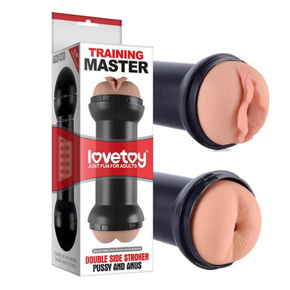 LOVETOY - TRAINING MASTER DOUBLE SIDE STROKER PUSSY AND ANUS FLESH