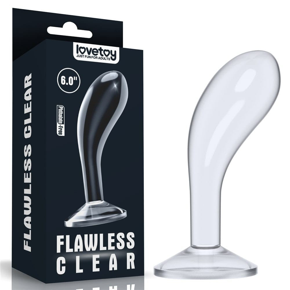 LOVETOY - 6.0'' FLAWLESS CLEAR PROSTATE PLUG