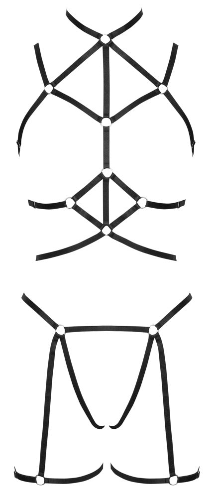 COTTELLI LINGERIE - HARNESS SET