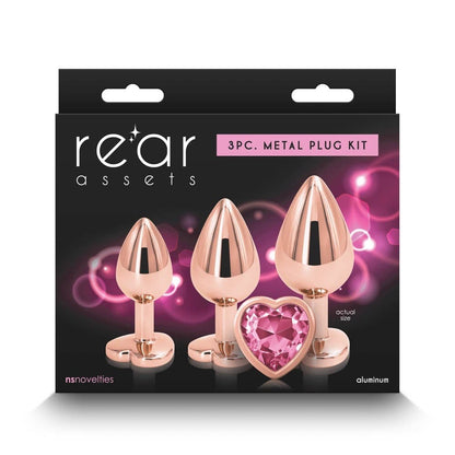 NS TOYS - REAR ASSETS - TRAINER KIT - ROSE GOLD - PINK HEART