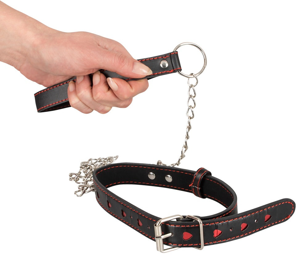 BAD KITTY - COLLAR AND LEASH