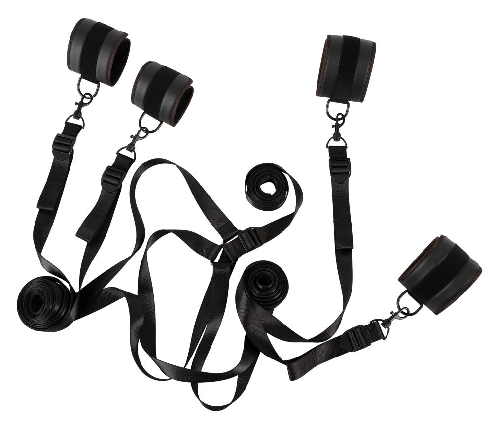 VEGAN FETISH - BED RESTRAINT SET
