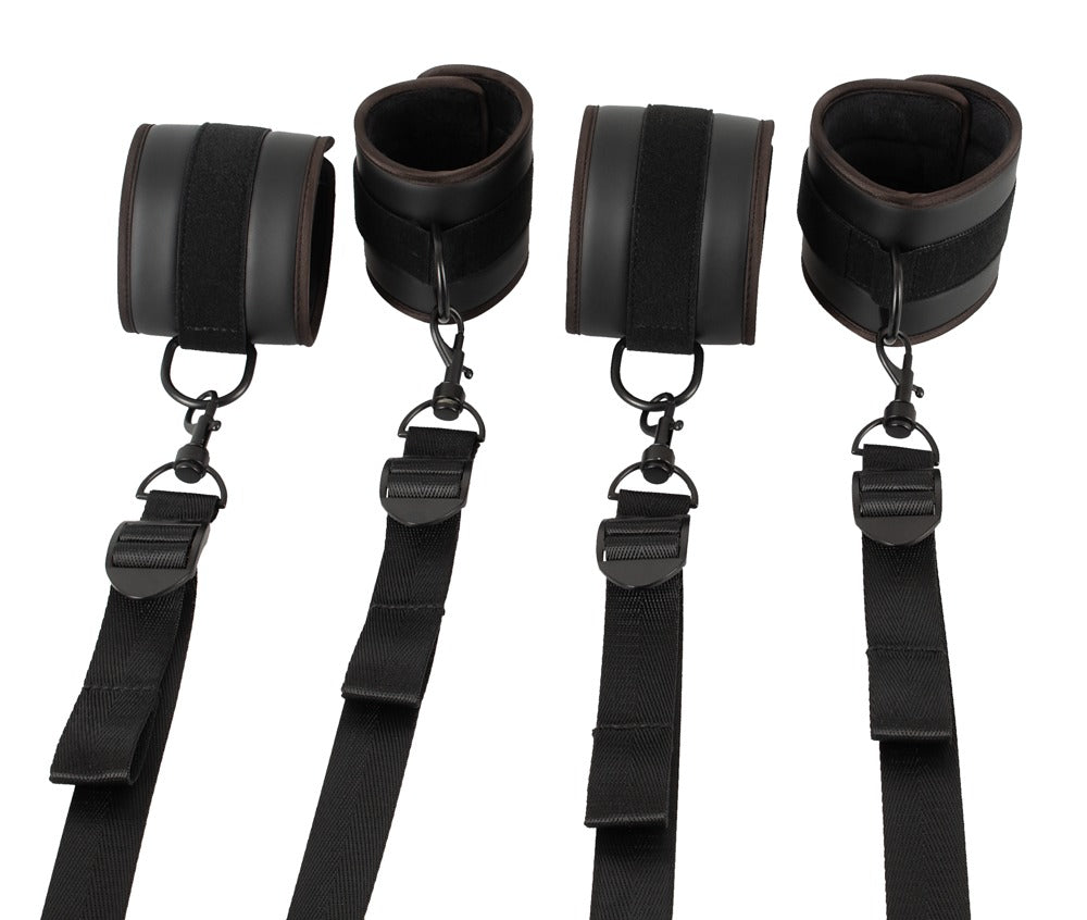 VEGAN FETISH - BED RESTRAINT SET
