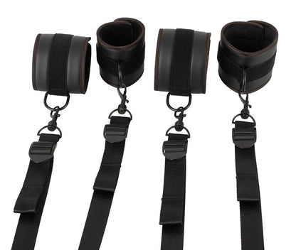 VEGAN FETISH - BED RESTRAINT SET
