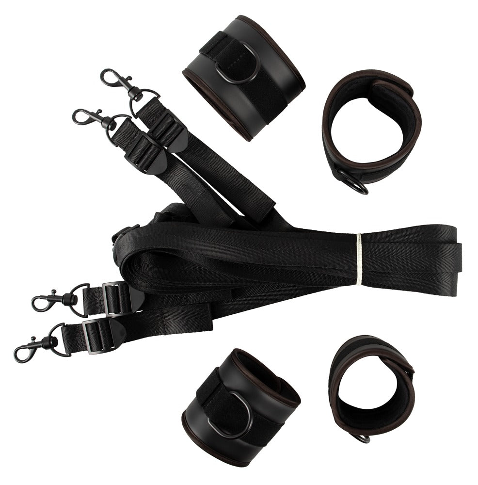 VEGAN FETISH - BED RESTRAINT SET