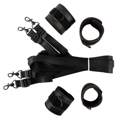 VEGAN FETISH - BED RESTRAINT SET