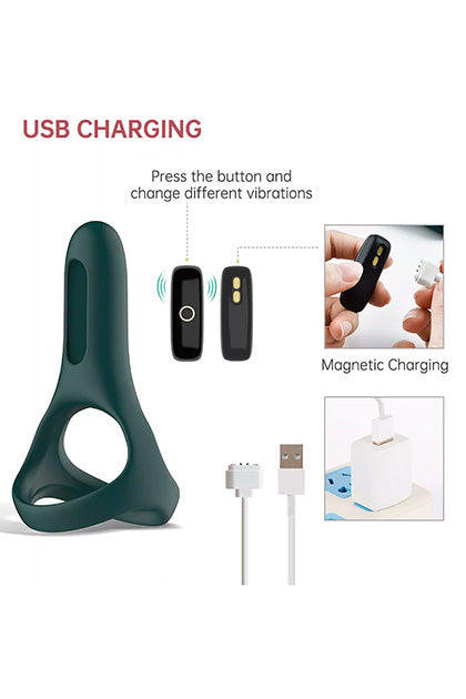 MAGIC MOTION - RISE SMART WEARABLE COCKRING GREEN