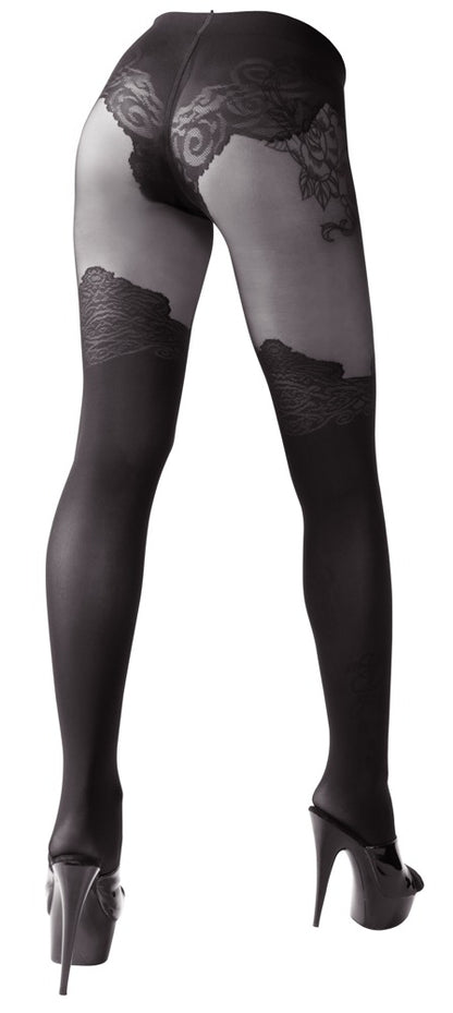 COTTELLI LEGWEAR - CROTCHLESS TIGHTS