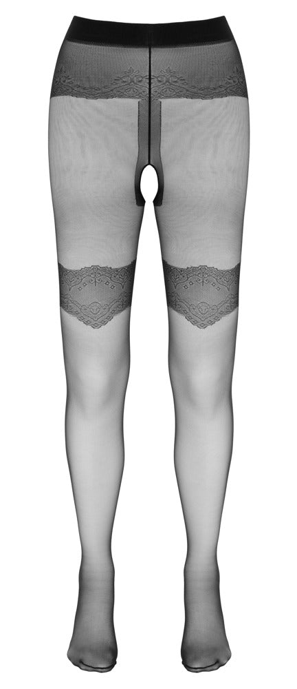 COTTELLI LEGWEAR - CROTCHLESS TIGHTS