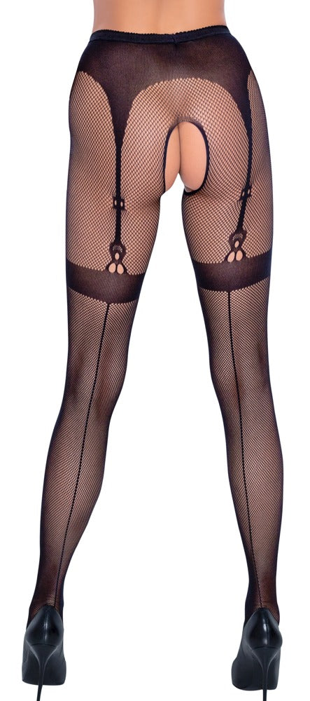 COTTELLI LEGWEAR - CROTCHLESS TIGHTS