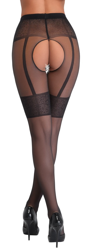 COTTELLI LEGWEAR - CROTCHLESS TIGHTS
