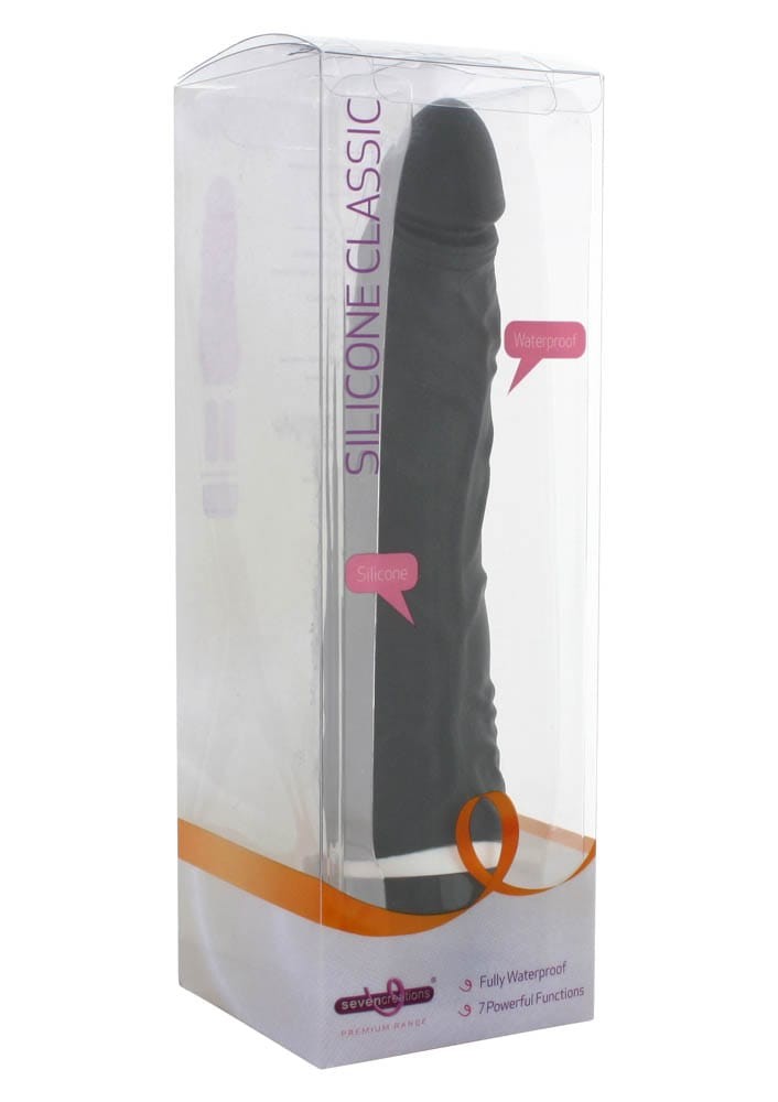 SEVEN CREATIONS - CLASSIC SLIM VIBRATOR BLACK
