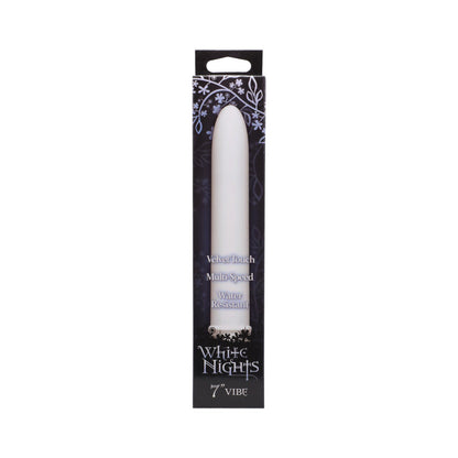 DOC JOHNSON - WHITE NIGHTS: 7IN. VELVET TOUCH VIBE