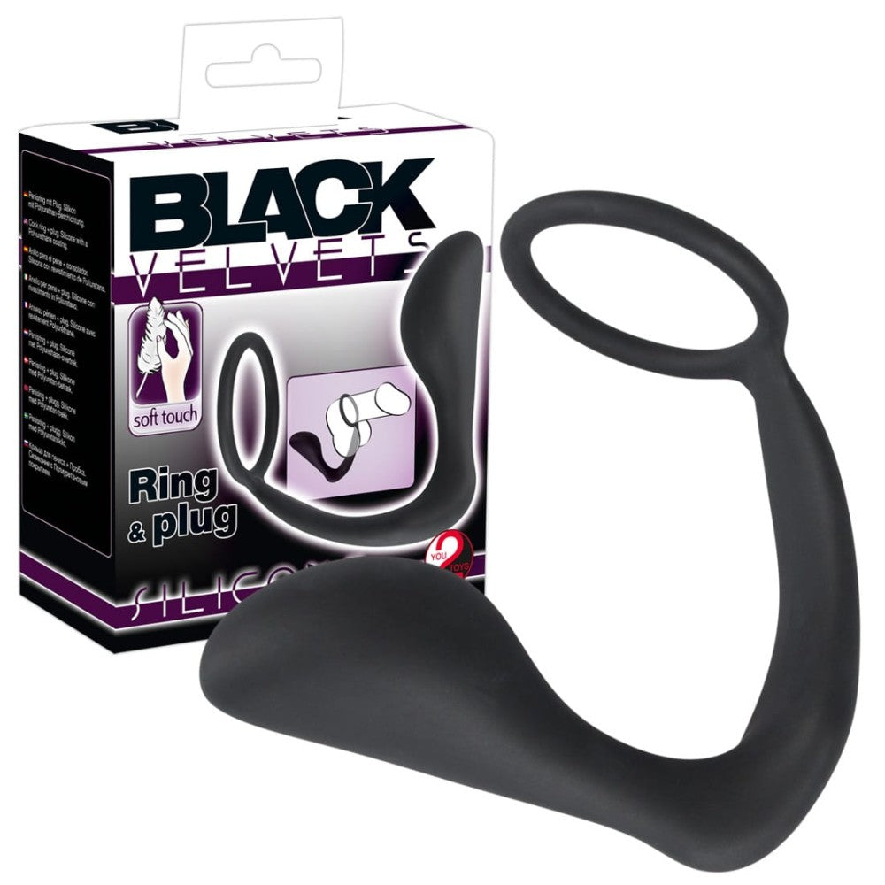 YOU2TOYS - BLACK VELVETS RING & PLUG
