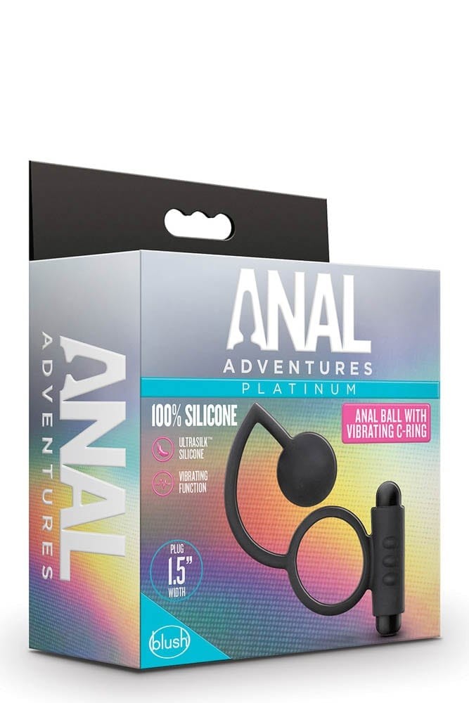 BLUSH - ANAL ADVENTURES ANAL BALL WITH C-RING