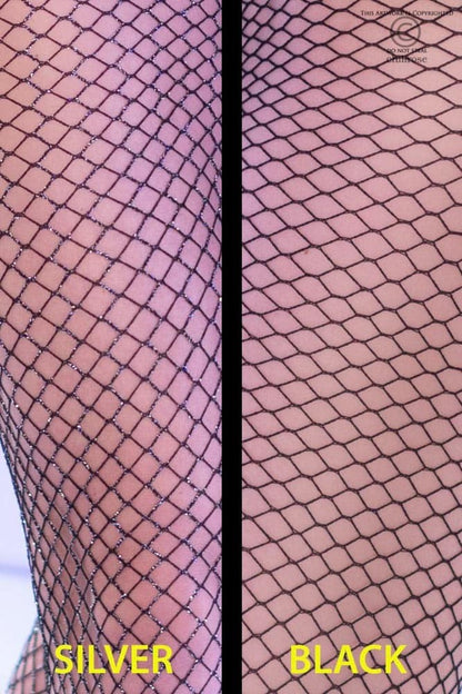 CHILIROSE - CR 4309 O/S 2 PAIRS FISHNET PANTYHOSE