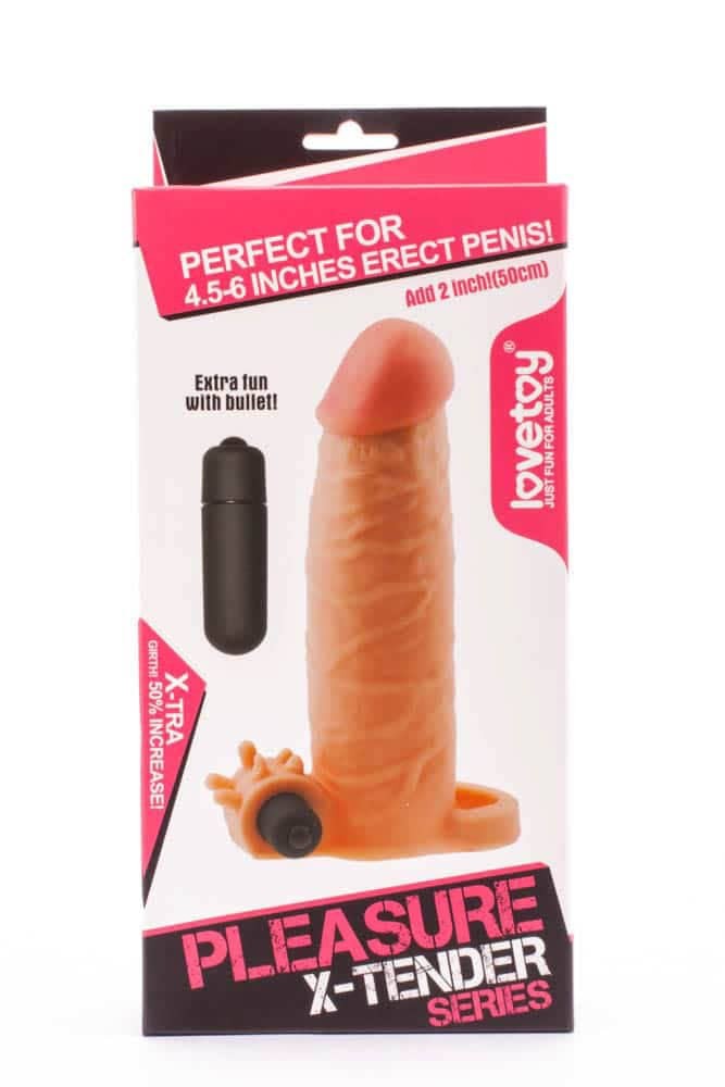 LOVETOY - PLEASURE X-TENDER VIBRATING PENIS SLEEVE #1