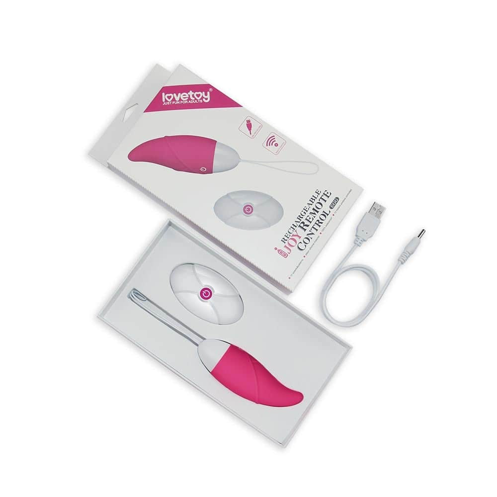 LOVETOY - IJOY WIRELESS REMOTE CONTROL RECHARGEABLE EGG PINK 3