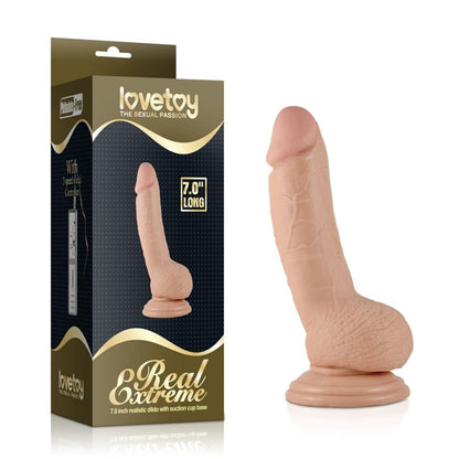 LOVETOY - 7" REAL EXTREME VIBRATING DILDO