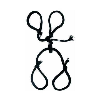PIPEDREAM - SERIE DE FANTASÍA FETICHE CUERDA DE SEDA HOGTIE NEGRO