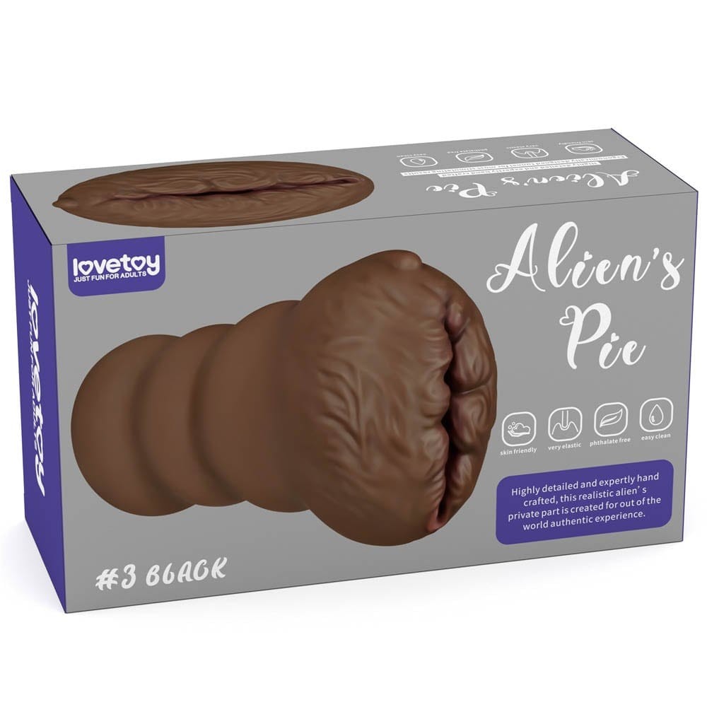 LOVETOY - ALIEN'S PIE MASTURBATOR #3 BLACK_B15O50_3