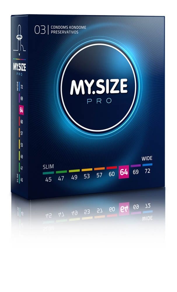 MY SIZE PRO - MY SIZE PRO CONDOMS 64 MM (3 PIECES)