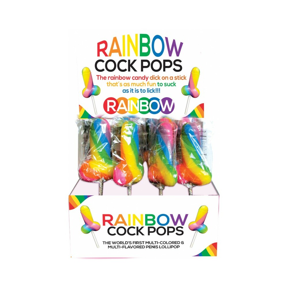 HOTT PRODUCTS - RAINBOW COCK-POPS (DISPLAY)