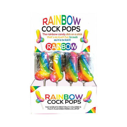 HOTT PRODUCTS - RAINBOW COCK-POPS (DISPLAY)