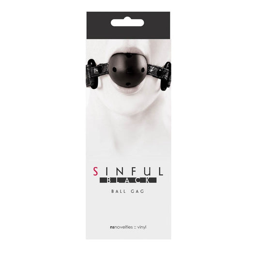 NS TOYS - SINFUL BALL GAG BLACK