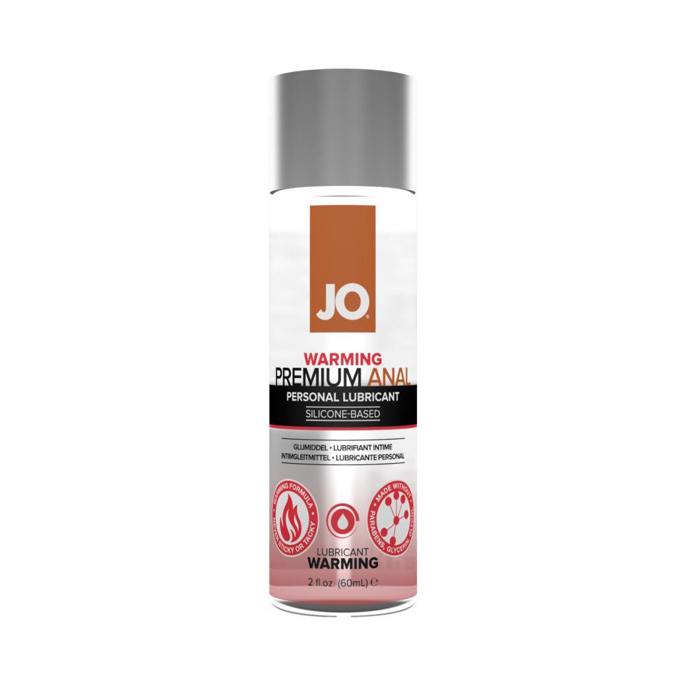 JO PREMIUM ANAL WARMING SILICONE-BASED LUBRICANT 2 OZ.