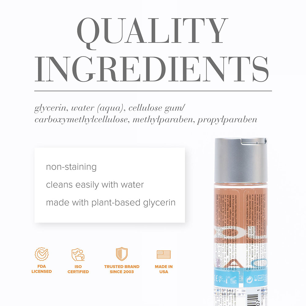 JO H2O ANAL ORIGINAL WATER-BASED LUBRICANT 4 OZ.