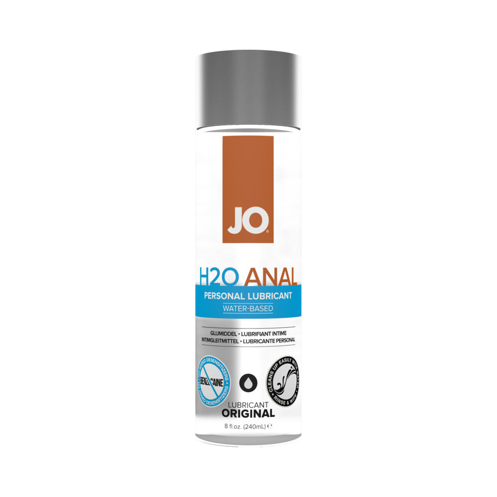 JO H2O ANAL ORIGINAL WATER-BASED LUBRICANT 8 OZ.