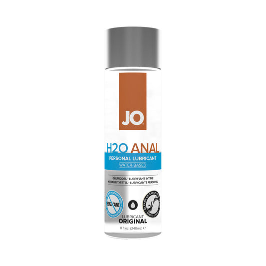 SYSTEM JO - LUBRICANTE ÍNTIMO ANAL ORIGINAL A BASE DE AGUA JO H2O 8 OZ.