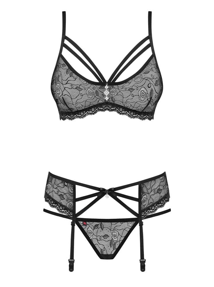 OBSESSIVE - 818-SEG-1 3 PCS SET  S/M