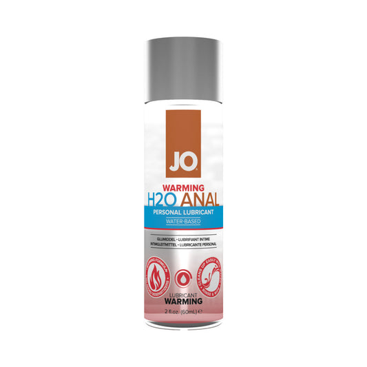 SYSTEM JO - LUBRICANTE ÍNTIMO CON EFECTO CALOR A BASE DE AGUA JO H2O ANAL 2 OZ.