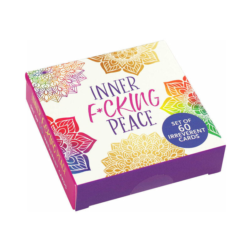 PETER PAUPER PRESS - INNER FUCKING PEACE CARDS (SET OF 60)