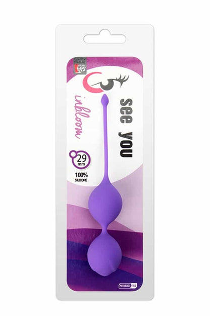 SEE YOU - SEE YOU IN BLOOM DUO BALLS 29 MM PURPLE