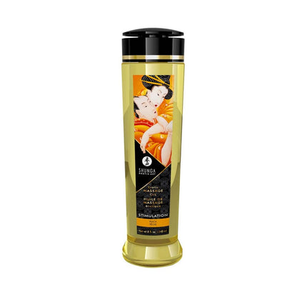SHUNGA - EROTIC MASSAGE OIL 240 ML / 8 OZ PEACH