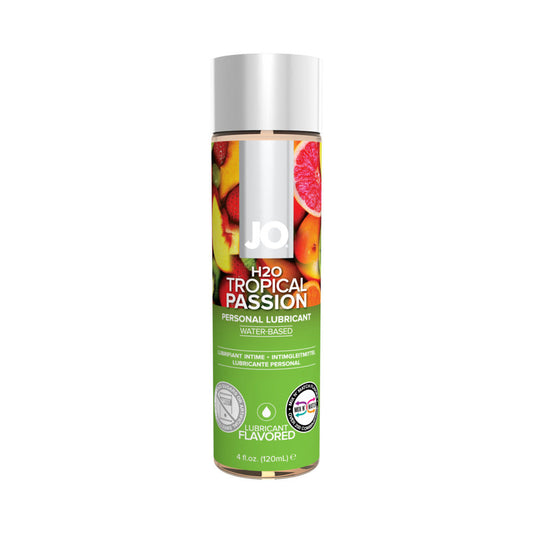 SYSTEM JO - JO H2O TROPICAL PASSION FLAVORED WATER-BASED LUBRICANT 4 OZ.