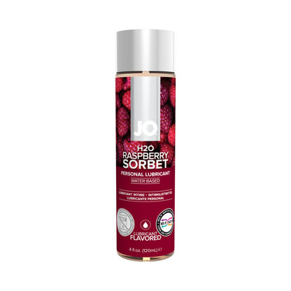 SYSTEM JO - JO H2O RASPBERRY SORBET FLAVORED WATER-BASED LUBRICANT 4 OZ.