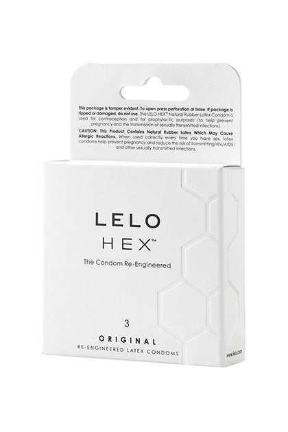 LELO - HEX CONDOMS 3 UDS