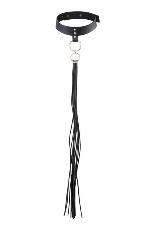 BIJOUX INDISCRETS - MAZE TASSEL CHOKER BLACK