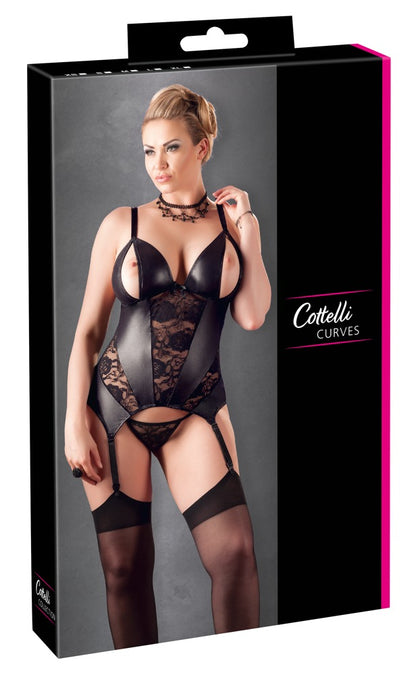 COTTELLI CURVES - CAMI SUSPENDER SET