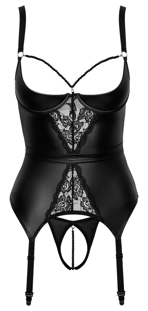 ABIERTA FINA - SUSPENDER SHIRT AND THONG