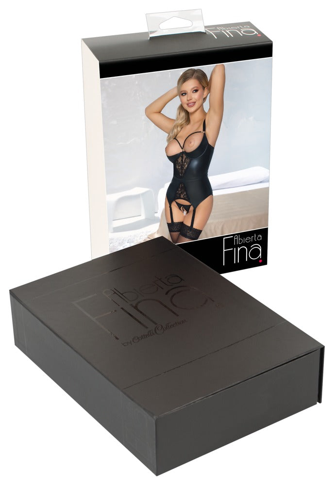 ABIERTA FINA - SUSPENDER SHIRT AND THONG