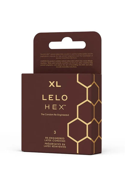 LELO - HEX CONDOMS RESPECT 3 PACK