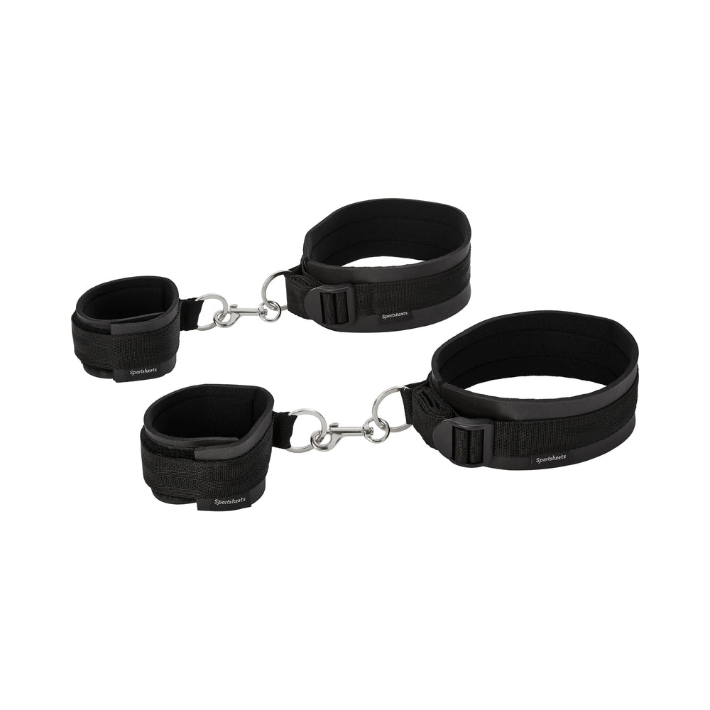 SPORTSHEETS THIGH AND WRIST CUFFS SET